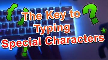 Strategies for Typing Special Characters