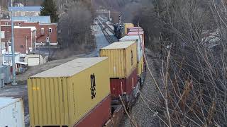 Intermodal starts it’s climb up the Sand Patch Grade