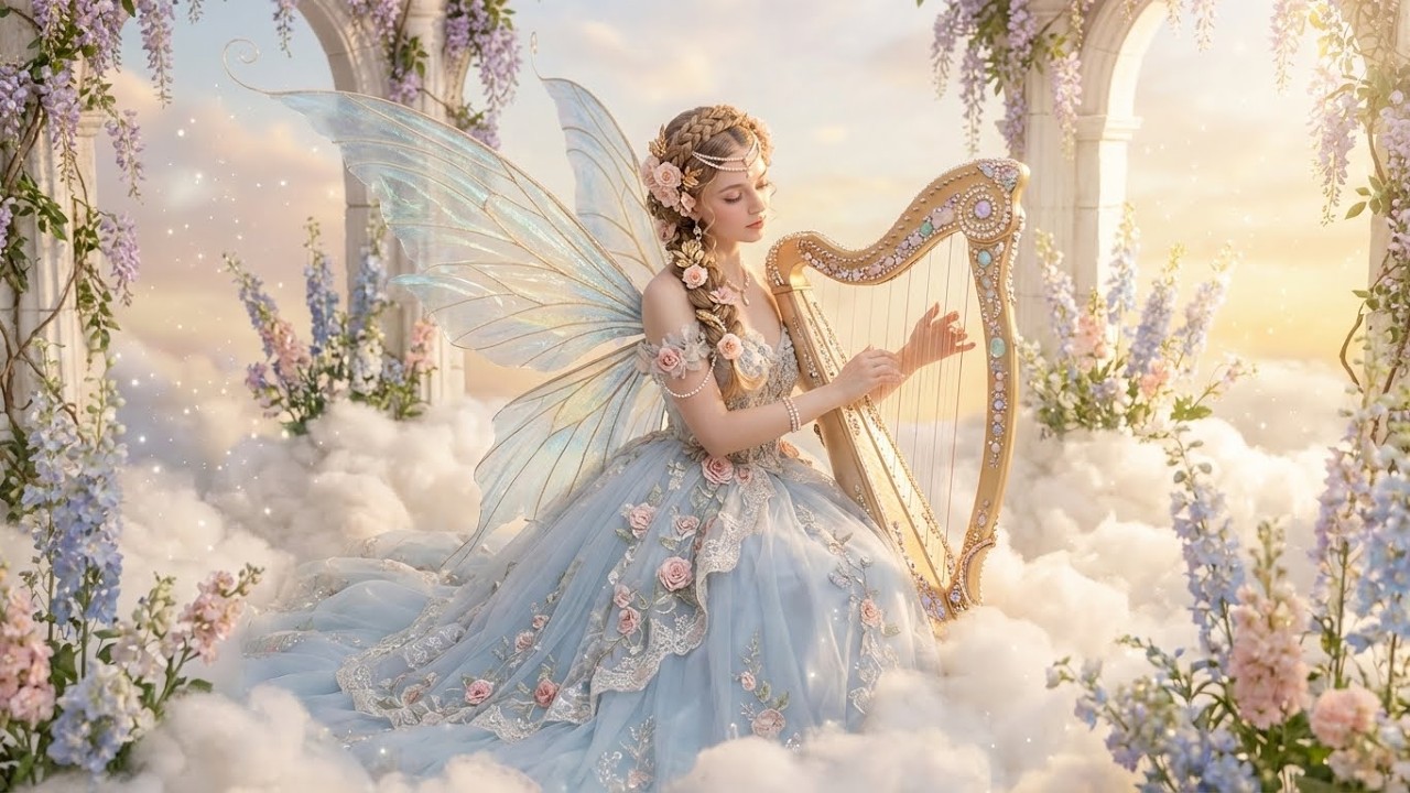 Fairy Couture Garden in the Clouds - Relaxing Fantasy ART & Music