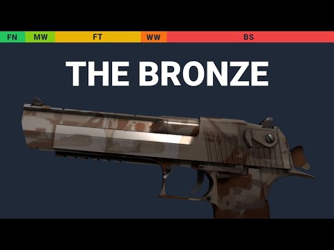 Desert Eagle The Bronze - Skin Float And Wear Preview