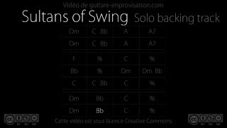 Sultans of Swing (Dire Straits) : Backing Track chords