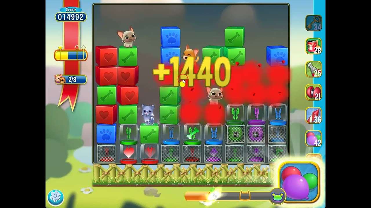 Pet Rescue Saga level 5242 no boosters | PuzzledCubes.site