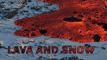 Fire Vs Ice: Dazzling Footage Shows Lava Oozing Over Snow In Iceland