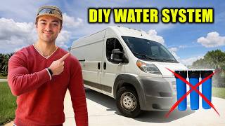 Complete DIY Van Water System (Hot Water + Grey Tank + Drinking Water)