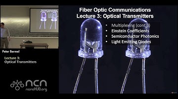 ECE 695FO Fiber Optic Communication Lecture 3: Optical Transmitters