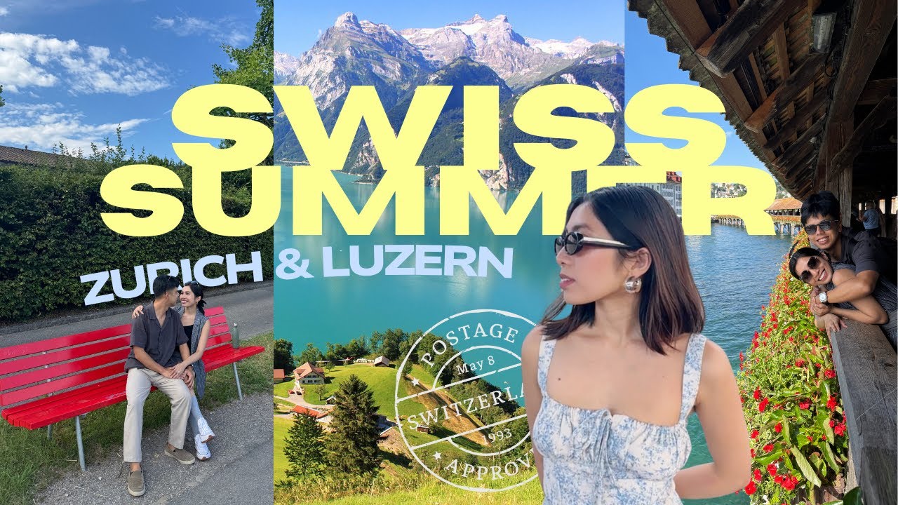 first time in switzerland 🍃🏔️💕  a travel vlog 🫶🏻