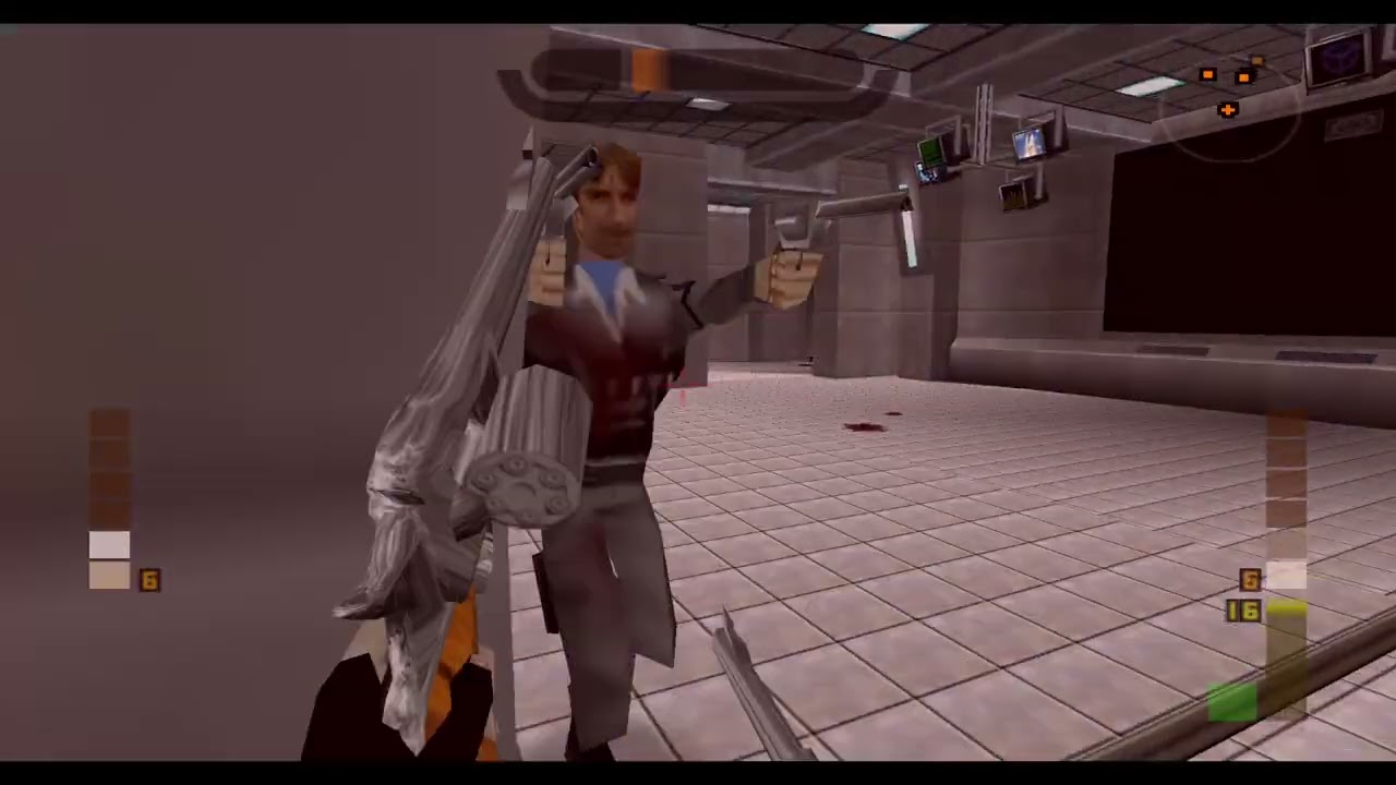 GoldenEye X - Match against 5 normal sims, Bunker.