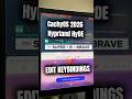 Edit Keybinding HyDE Hyprland CachyOS 2026