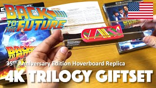 【BACK TO THE FUTURE】4K TRILOGY GIFTSET 35th Anniversary Edition Hoverboard Replica unboxing BTTF開封動画