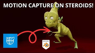 AI Physics Motion Capture Animation in Blender Workflow