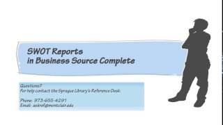 Find SWOT Reports in Business Source Complete