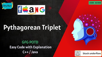 Pythagorean Triplet | gfg potd 25-05-2025 | Hashing | Optimal Approach | 2 Approaches | C++ | Java