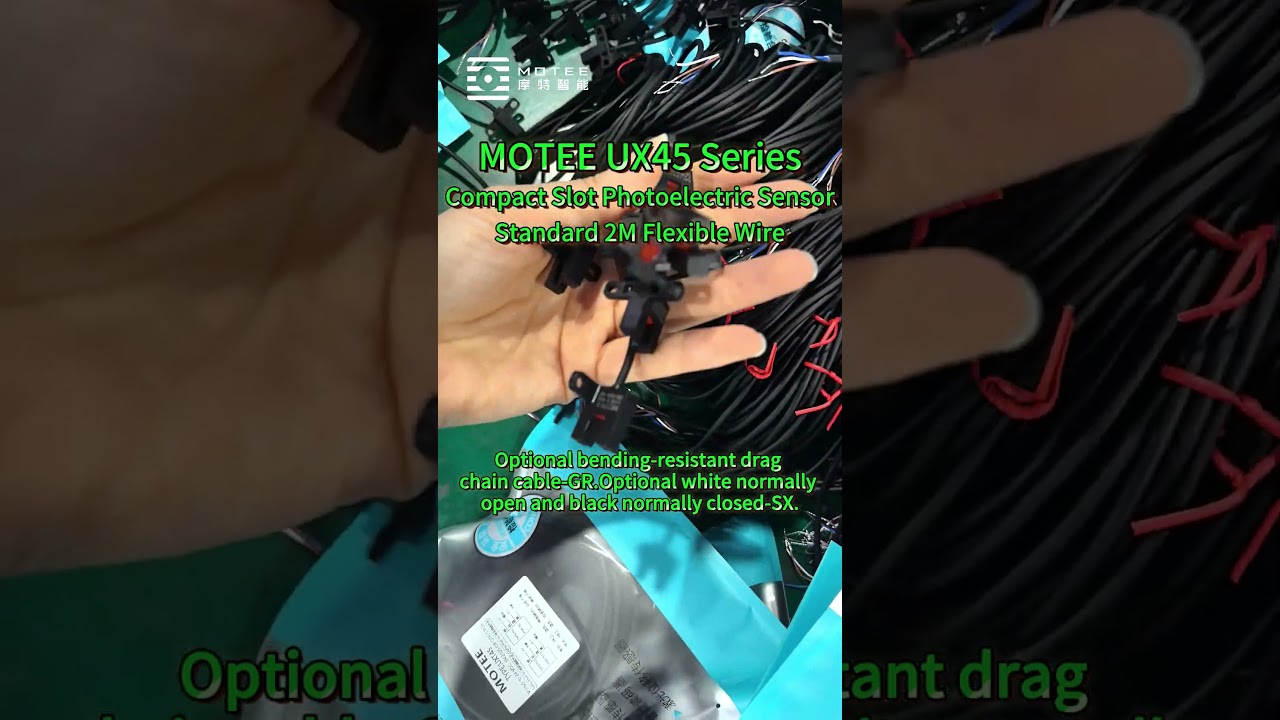 MOTEE UX45 Series.Compact Slot Photoelectric Senso.rStandard 2M Flexible Wire. 