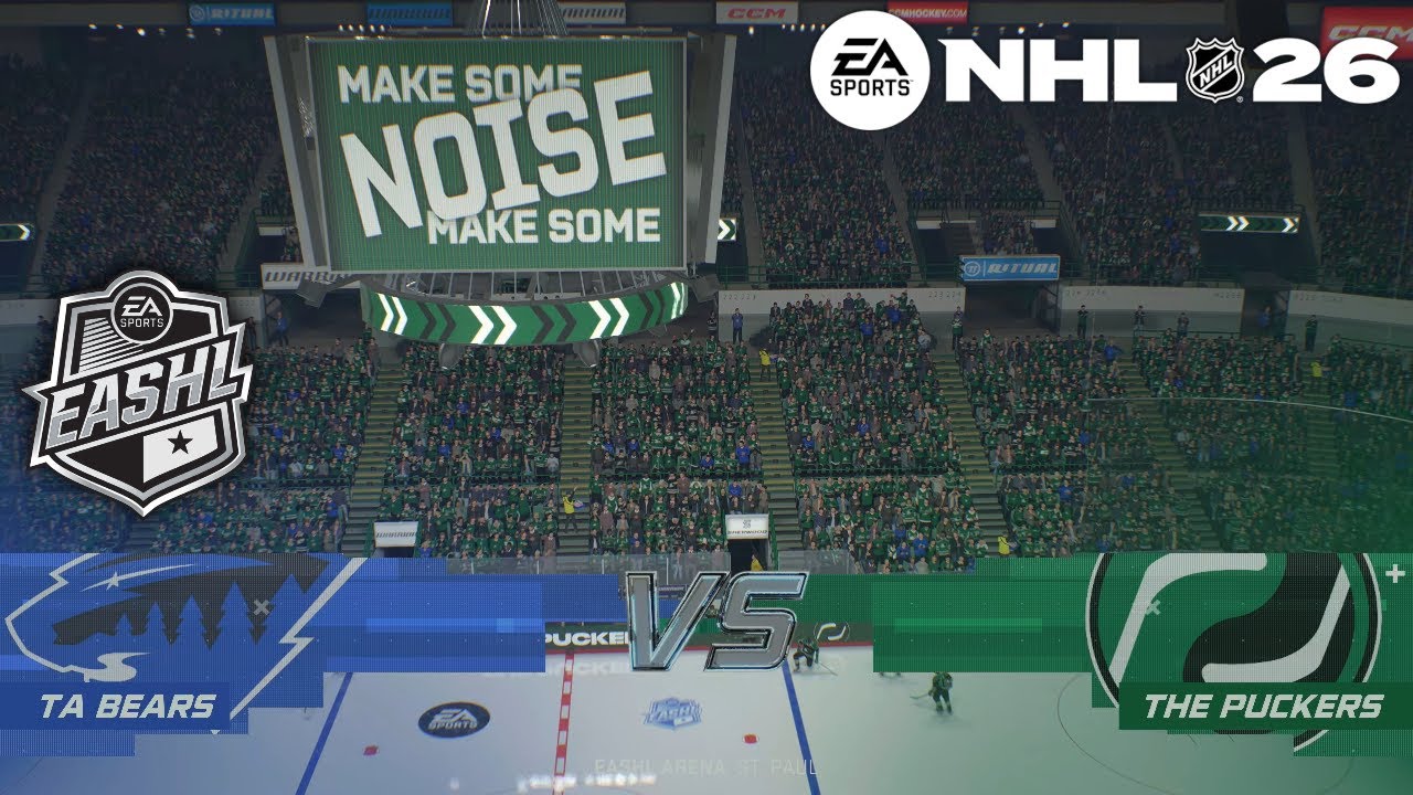 The Puckers vs. TA Bears - NHL 26 EASHL 6v6 Season Play 1-23-26 (4K)