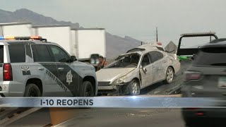 I-10 near Avra Valley back open after crash that closed all eastbound lanes