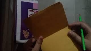 Paper folding activity for fractions