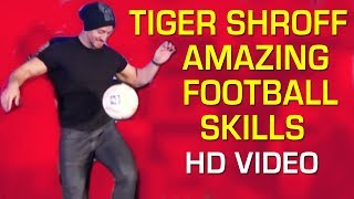 Tiger Shroff Amazing Football Skills Stunts Tricks   Bmf