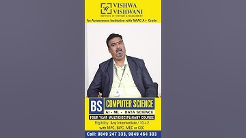 Why Choose BS Computer Science (AI & ML)? | Expert Guidance from Vishwa Vishwani Faculty