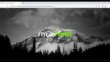 TYPING EFFECT ANIMATION USING TYPED.JS