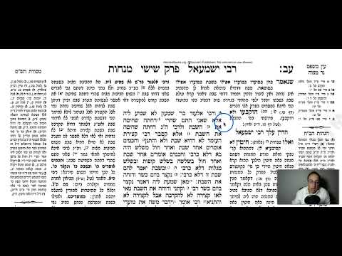 Menachot 72b - Youtube