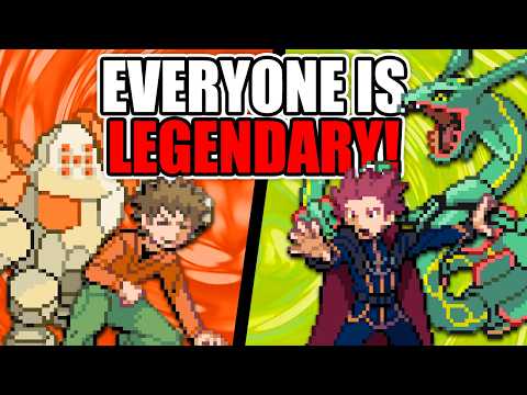 I Modded Pokémon Fire Red to give EVERY boss a LEGENDARY thumbnail