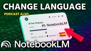 How to Change Language in NotebookLM (NEW UPDATE ) Change NotebookLM Podcast Language