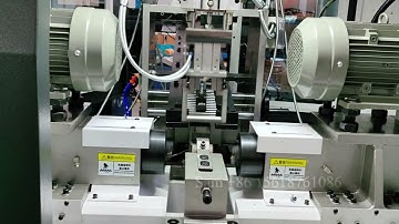 CNC double head chamfering machine for round bar