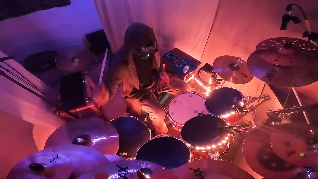 S35 Caleb Hyles, Lacey Sturm & Judge & Jury Darkness Before The Dawn Drum Cover