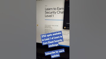 More Slots are Open! Learn To Earn Cloud Security Challenge | Course Intern