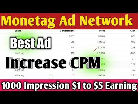 Monetag Ad Network CPM increase Tricks, Best Ad Placement CPM increase, monetag ad network
