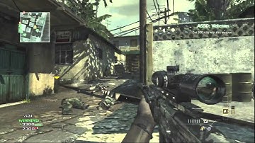 MW3 || AS50 QuickScope Gameplay || Mission