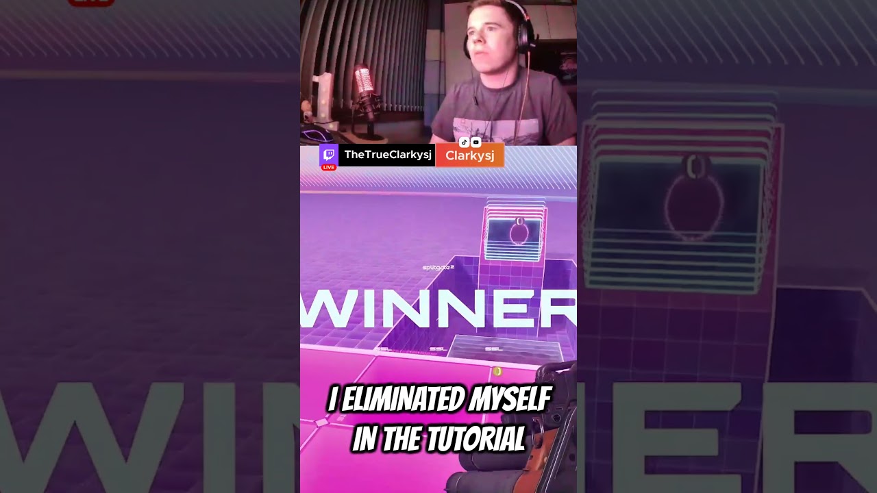 I ELIMINATED MYSELF IN THE TUTORIAL.. 
