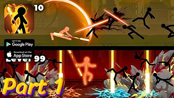 Stickman vs Monster Gameplay Walkthrough Part 1 - Assembling Our Heroic Team! (iOS, Android)