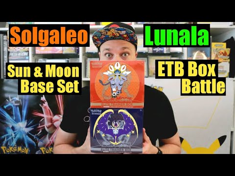 Base Set Sun Moon Etb Box Battle Who Will Win Lunala Vs Solgaleo Pokemon Tcg Opening 17 Youtube