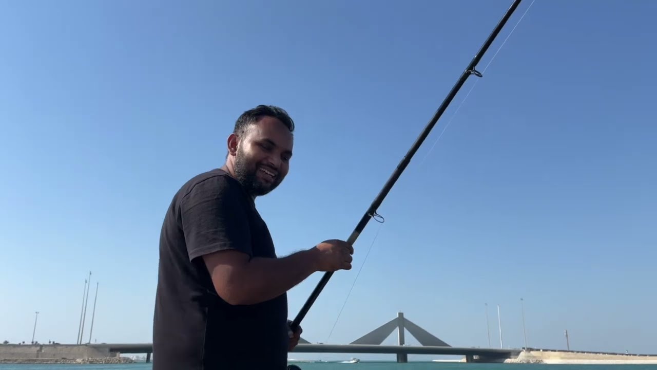 BEST FISHING SPOT IN BAHRAIN|| DIPLOMATIC AREA|| MUHARAQ HIGHWAY|| VLOG 2025