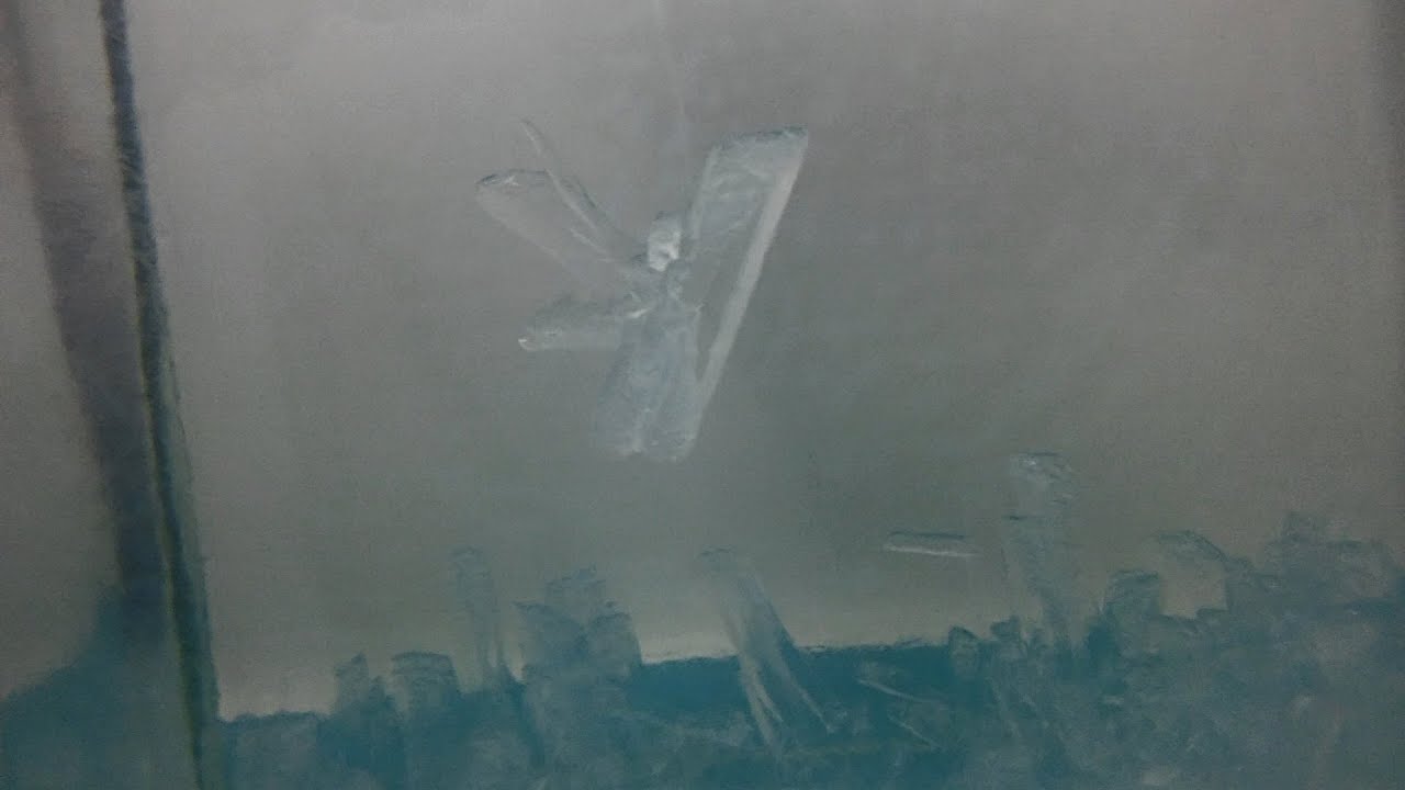 Growing Magnesium Sulphate Crystals from Epsom Salts 200211 YouTube