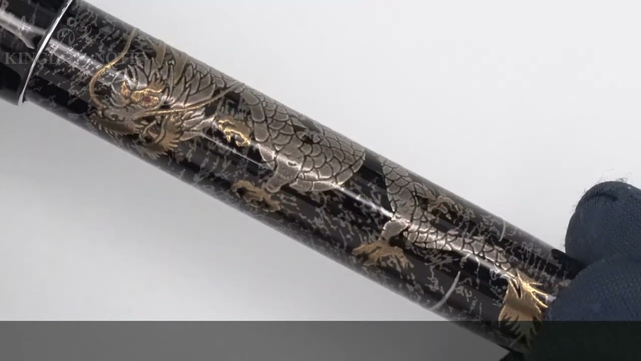 PILOT パイロット 万年筆 万年筆 創立95周年記念 蒔絵万年筆 龍 太字