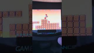 Nintendo Gameboy Advance modded lit screen Mario 3 world 2-5