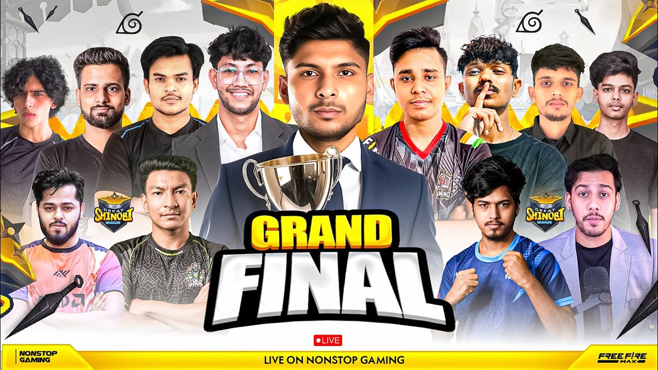 GREAT  SHINOBI WAR GRAND FINALE  🔥 🥷 || NG, TG, TSG, TE, AG, JAY, VASIYO  