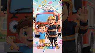 Fire Truck Rescue! 🚒🔥 | Kids Songs & Learning #Shorts