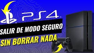 Cómo QUITAR el MODO SEGURO de PS4 SIN PERDER DATOS (Guía RÁPIDA 2025)