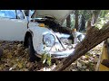 Forgotten Vw Bug Sitting in the Woods for nearly 40 years .