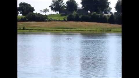 Maiden flight of my new Fun Cub with Floats