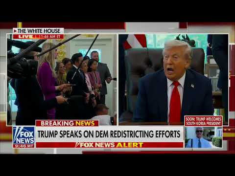 President Trump says he will file a lawsuit against blue slipping.