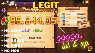CARA CHEAT FRUIT NINJA 9999+ Lvl + xp || CHEAT GAME GUARDIAN FRUIT NINJA 100% LEGIT + MOD FRUITNINJA screenshot 4