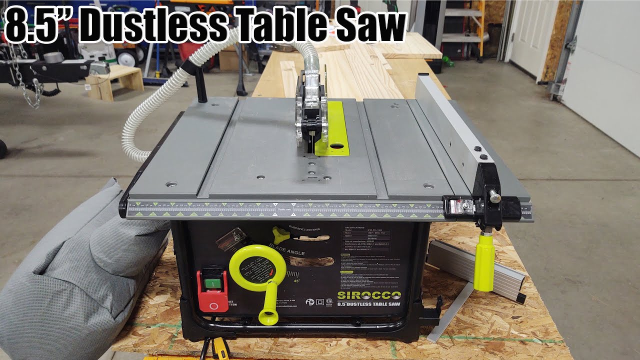 A Dustless Table Saw?  Say no more...