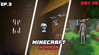 I Spent 30 day in horror minecraft - ep.3 | scary | horror | minecraft | bedrock | mcpe | fearcraft