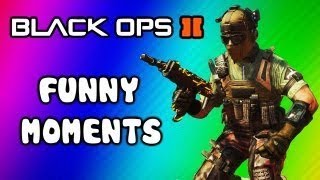 Black Ops 2 Funny Moments - Clutch Fail, Sliding Glitch Fun, Follow, Weird Body Theater (Funtage)