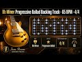 Bb Minor Progressive Ballad Backing Track - 65 BPM - 4/4