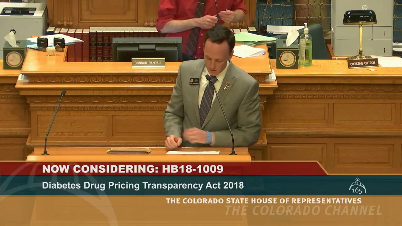 Rep. Dylan Roberts advocates against high insulin prices